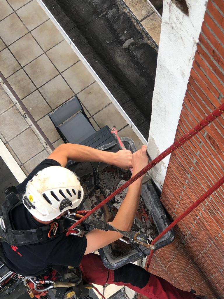 rope access inspectie op hoogte